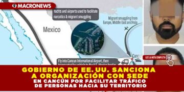 GOBIERNO DE EE. UU. SANCIONA A ORGANIZACIÓN CON SEDE EN CANCÚN POR FACILITAR TRÁFICO DE PERSONAS HACIA SU TERRITORIO